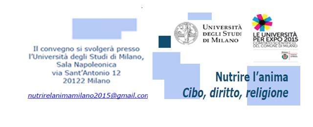 Nutrire l’anima. Cibo, diritto, religione Nutrire l’anima. Cibo, diritto, religione
