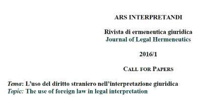 (Italiano) L’uso del diritto straniero nell’interpretazione giuridica (Italiano) L’uso del diritto straniero nell’interpretazione giuridica