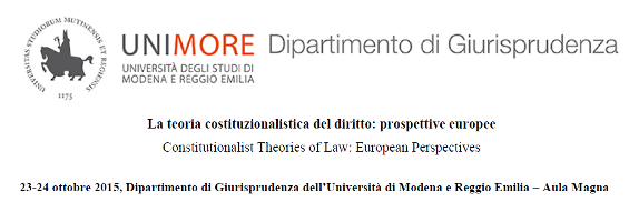 (Italiano) La teoria costituzionalistica del diritto: prospettive europee (Italiano) La teoria costituzionalistica del diritto: prospettive europee