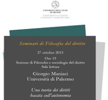 (Italiano) Una teoria dei diritti basata sull’autonomia (Italiano) Una teoria dei diritti basata sull’autonomia