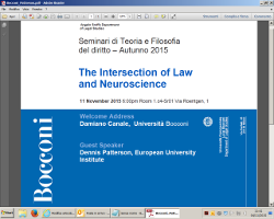 (Italiano) The Intersection of Law and Neuroscience (Italiano) The Intersection of Law and Neuroscience