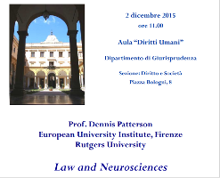 Law and Neurosciences Law and Neurosciences