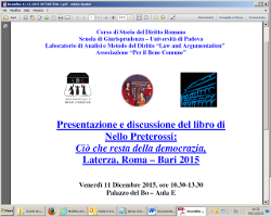 (Italiano) Ciò che resta della democrazia (Italiano) Ciò che resta della democrazia