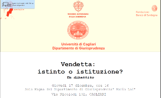 (Italiano) Vendetta: istinto o istituzione? (Italiano) Vendetta: istinto o istituzione?