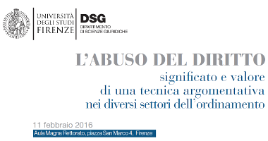 (Italiano) L’abuso del diritto (Italiano) L’abuso del diritto