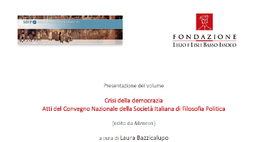 (Italiano) Crisi della democrazia (Italiano) Crisi della democrazia