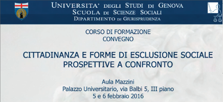 (Italiano) Cittadinanza e forme di esclusione sociale (Italiano) Cittadinanza e forme di esclusione sociale