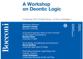 (Italiano) A Workshop on Deontic Logic (Italiano) A Workshop on Deontic Logic