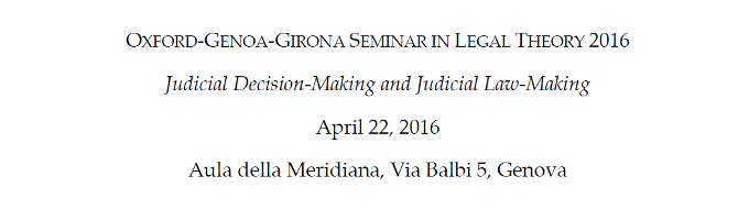 Judicial Decision-Making and Judicial Law-Making Judicial Decision-Making and Judicial Law-Making