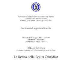 (Italiano) La realtà della realtà giuridica (Italiano) La realtà della realtà giuridica