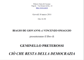 Ciò che resta della democrazia (3) Ciò che resta della democrazia (3)