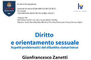 (Italiano) Diritto e orientamento sessuale (Italiano) Diritto e orientamento sessuale