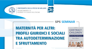 Maternità per altri: profili giuridici e sociali tra autodeterminazione e sfruttamento Maternità per altri: profili giuridici e sociali tra autodeterminazione e sfruttamento