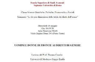 (Italiano) Uomini e donne di fronte ai diritti di genere (Italiano) Uomini e donne di fronte ai diritti di genere