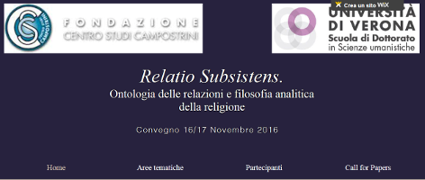 (Italiano) Relatio Subsistens (Italiano) Relatio Subsistens
