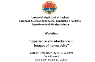 (Italiano) Experience and obedience II: Images of normativity (Italiano) Experience and obedience II: Images of normativity
