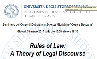 (Italiano) Rules of Law: A Theory of Legal Discourse (Italiano) Rules of Law: A Theory of Legal Discourse