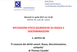 (Italiano) Riflessioni etico-giuridiche su razza e discriminazioni (Italiano) Riflessioni etico-giuridiche su razza e discriminazioni