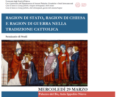 (Italiano) Ragion di Stato, Ragion di Chiesa e Ragion di Guerra nella tradizione cattolica (Italiano) Ragion di Stato, Ragion di Chiesa e Ragion di Guerra nella tradizione cattolica