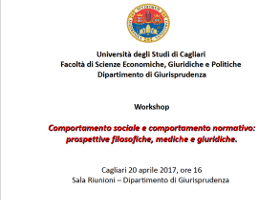 (Italiano) Comportamento sociale e comportamento normativo: prospettive filosofiche, mediche e giuridiche (Italiano) Comportamento sociale e comportamento normativo: prospettive filosofiche, mediche e giuridiche