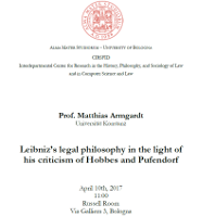 Leibniz’s legal philosophy in the light of his criticism of Hobbes and Pufendorf Leibniz’s legal philosophy in the light of his criticism of Hobbes and Pufendorf