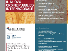 (Italiano) Il nuovo ordine pubblico internazionale (Italiano) Il nuovo ordine pubblico internazionale
