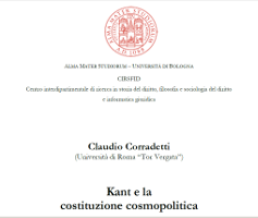 (Italiano) Kant e la costituzione cosmopolitica (Italiano) Kant e la costituzione cosmopolitica