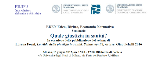 Quale giustizia in sanità? Quale giustizia in sanità?