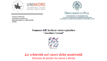 La schiavitù nel cuore della modernità La schiavitù nel cuore della modernità