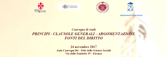 Principi-Clausole generali-Argomentazione. Fonti del diritto Principi-Clausole generali-Argomentazione. Fonti del diritto