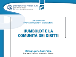 Humboldt e la comunità dei diritti Humboldt e la comunità dei diritti