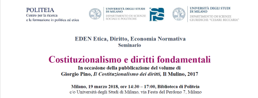 Costituzionalismo e diritti fondamentali Costituzionalismo e diritti fondamentali