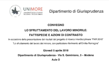 Lo sfruttamento del lavoro minorile: fattispecie e azioni di contrasto Lo sfruttamento del lavoro minorile: fattispecie e azioni di contrasto