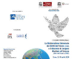 (Italiano) La Dichiarazione Universale dei Diritti dell’Uomo (1948) e il discorso di Jacques Maritain all’Unesco (Città del Messico, 1947) (Italiano) La Dichiarazione Universale dei Diritti dell’Uomo (1948) e il discorso di Jacques Maritain all’Unesco (Città del Messico, 1947)