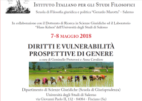 Diritti e vulnerabilità. Prospettive di genere Diritti e vulnerabilità. Prospettive di genere