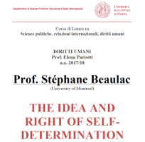 The Idea and Right of Self-determination The Idea and Right of Self-determination
