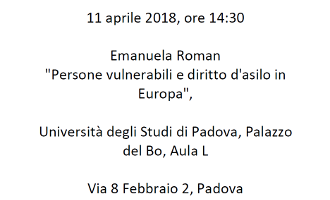 Persone vulnerabili e diritto d’asilo in Europa Persone vulnerabili e diritto d’asilo in Europa
