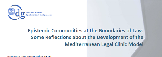 (Italiano) Epistemic Communities at the Boundaries of Law (Italiano) Epistemic Communities at the Boundaries of Law