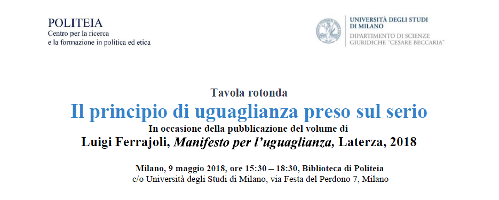 (Italiano) Il principio di uguaglianza preso sul serio (Italiano) Il principio di uguaglianza preso sul serio