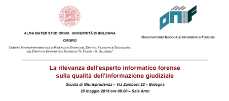(Italiano) La rilevanza dell’esperto informatico forense sulla qualità dell’informazione giudiziale (Italiano) La rilevanza dell’esperto informatico forense sulla qualità dell’informazione giudiziale