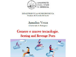 (Italiano) Genere e nuove tecnologie. Sexting and Revenge Porn (Italiano) Genere e nuove tecnologie. Sexting and Revenge Porn