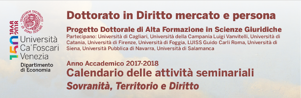 (Italiano) Sovranità, Territorio e Diritto (Italiano) Sovranità, Territorio e Diritto