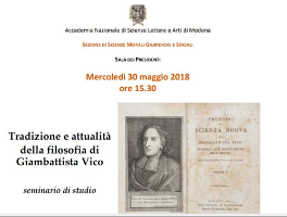 (Italiano) Tradizione e attualità della filosofia di Giambattista Vico (Italiano) Tradizione e attualità della filosofia di Giambattista Vico