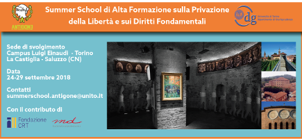 Summer School di Alta Formazione sulla Privazione della Libertà e sui Diritti Fondamentali Summer School di Alta Formazione sulla Privazione della Libertà e sui Diritti Fondamentali