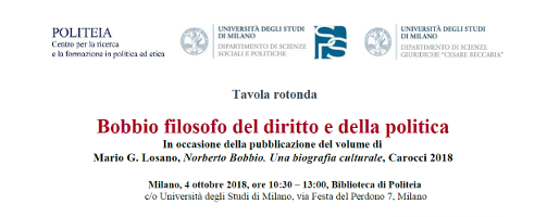 Bobbio filosofo del diritto e della politica Bobbio filosofo del diritto e della politica