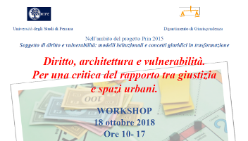 (Italiano) Diritto, architettura e vulnerabilità. Per una critica del rapporto tra giustizia e spazi urbani (Italiano) Diritto, architettura e vulnerabilità. Per una critica del rapporto tra giustizia e spazi urbani
