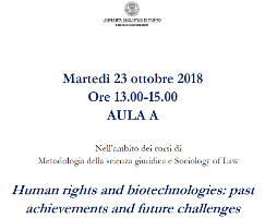 (Italiano) Human rights and biotechnologies: past achievements and future challenges (Italiano) Human rights and biotechnologies: past achievements and future challenges
