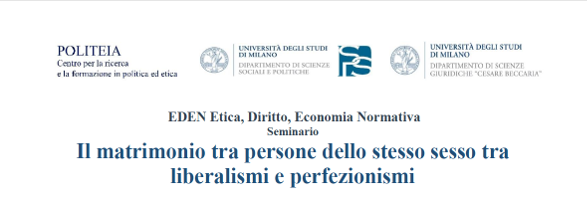 (Italiano) Il matrimonio tra persone dello stesso sesso tra liberalismi e perfezionismi (Italiano) Il matrimonio tra persone dello stesso sesso tra liberalismi e perfezionismi