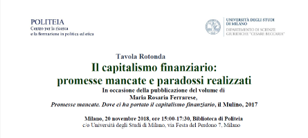 (Italiano) Il capitalismo finanziario: promesse mancate e paradossi realizzati (Italiano) Il capitalismo finanziario: promesse mancate e paradossi realizzati
