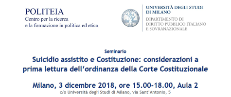 Suicidio assistito e Costituzione Suicidio assistito e Costituzione